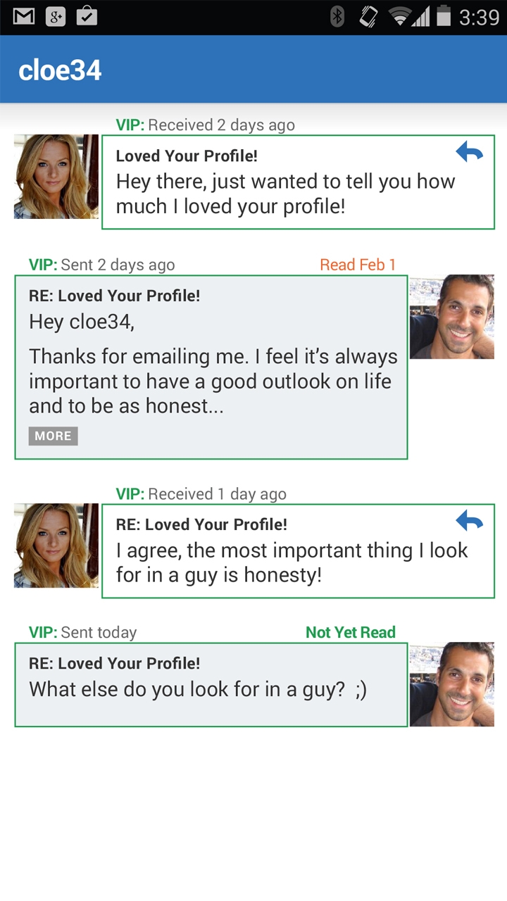 dating matching